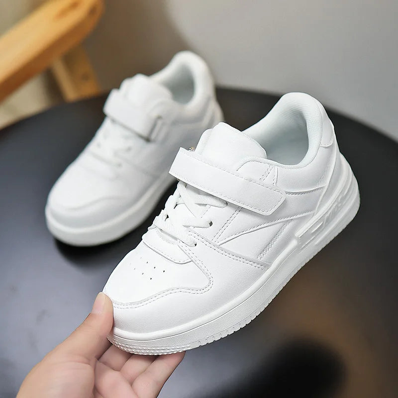 White Kids Shoes For Boys And Girls Fashion Children Casual Shoes Non-slip Sneakers