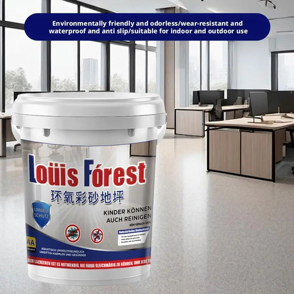 500ML New High-Gloss Marble Effect Epoxy Floor Coating Outdoor Wear-resistant And Anti Slip Paint Forest Epoxy Floor Paint