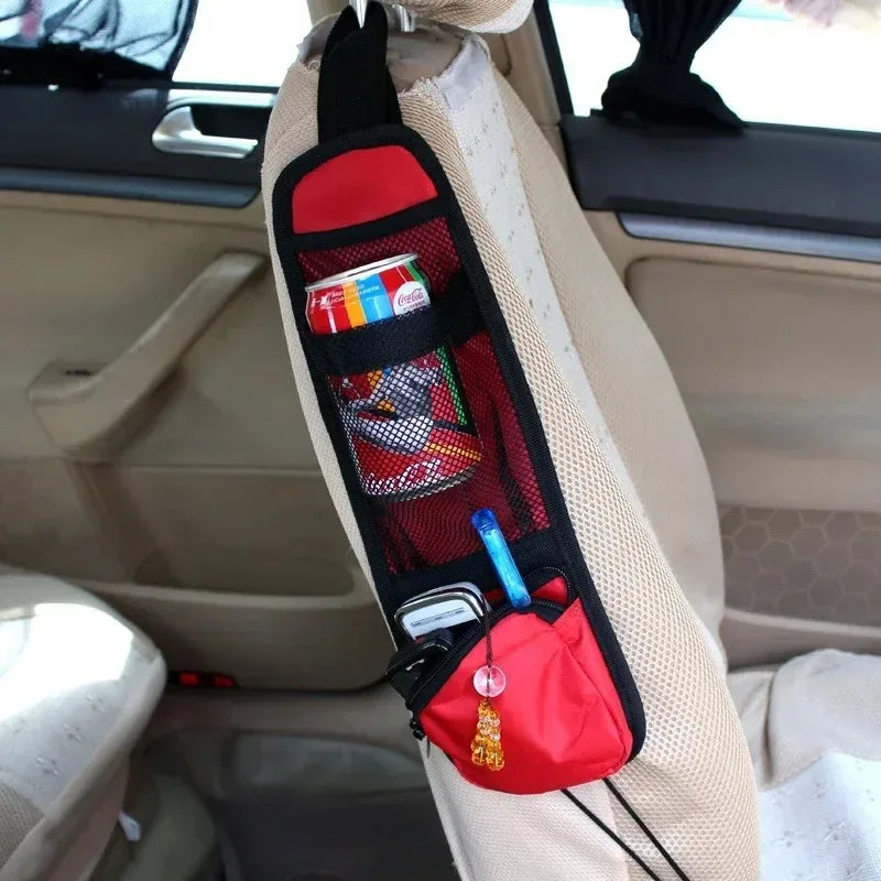 Car Seat Back Side Bags Car Multifunctional Storage Hanging Bags Water Cup Holder Cars Storage Side Bag Car Accessories Gadget