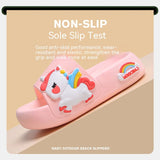 Summer Girls Slippers Children's Indoor Home Soft Bottom Cute Unicorn Baby Little Girl Sandal Slippers