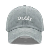 Daddy & Mommy Baseball Cap for Men & Women Unisex Soft Washed Cotton Embroidery Baseball Hats For Father's Mother's Day gifts