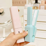 2 in 1 Mini Curling Flat Iron USB Electronic Splint Hair Curler Straightening Styling Tools Hair Curler