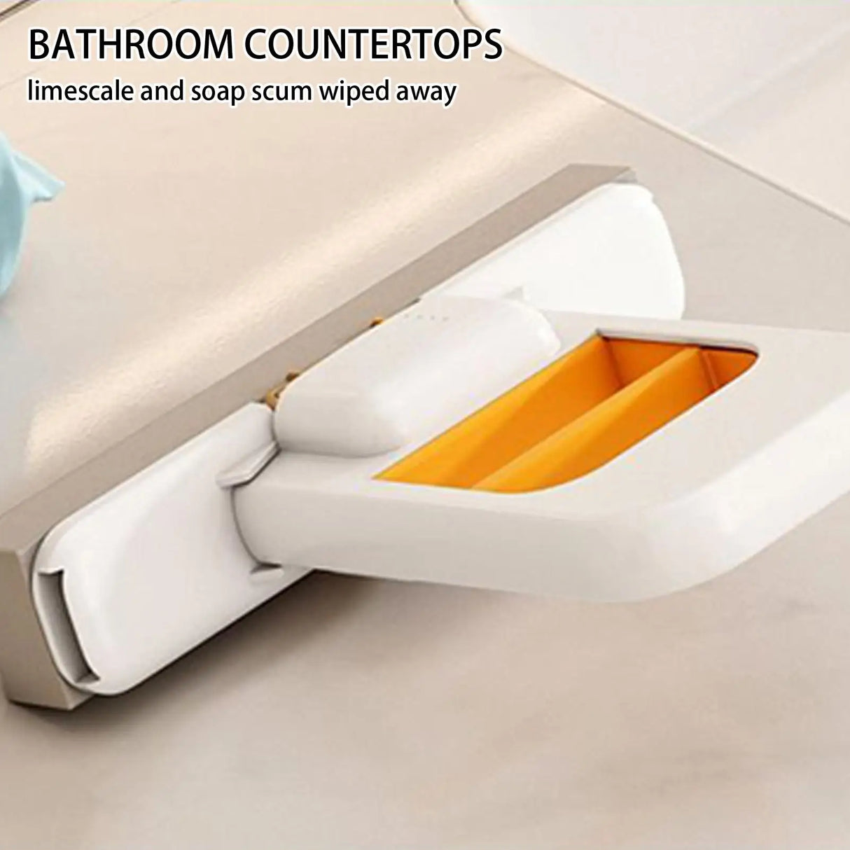 Portable Mini Cleaning Mop Small Desktop Cleaning Short Handle Mop With 3 Replacement Sponge Heads Housekeeping Tool For Corners