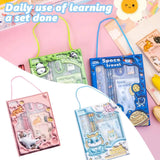 1 Set Cartoon Stationery Set for The Beginning of The School Year Pencil, Notebook,Ruler, Eraser Set Student Stationery Supplies