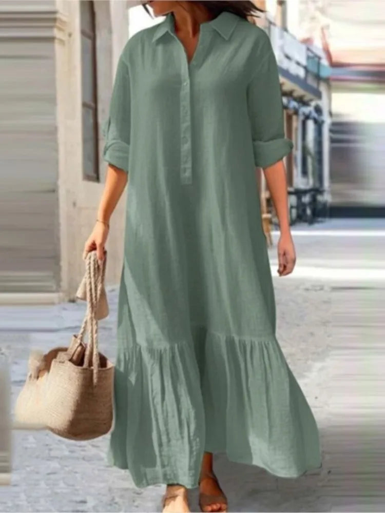 Casual Long Sleeve for Women, Summer Dress
