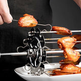 Oven Stainless Steel Steel Kebab Oven Needle Cage Griller Non-stick Barbecue Air Fryer Grill Kitchen Universal Oven Accessories