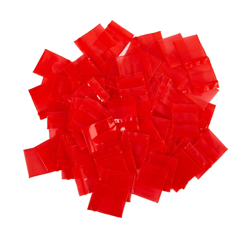 100PCS PE Plastic Packaging Bags Ziplock Bag Pill Packaging Pouches New Mini Zip Lock Bags Zipper Bag Ziplock Bag 2.5x3cm
