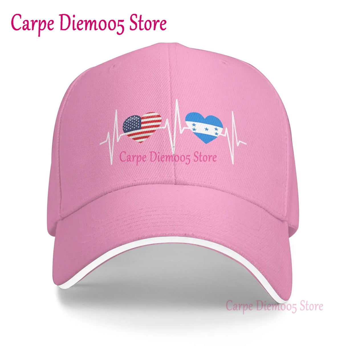 Honduras Flag Unisex Hats Fashion Adjustable Baseball Cap for Men Women