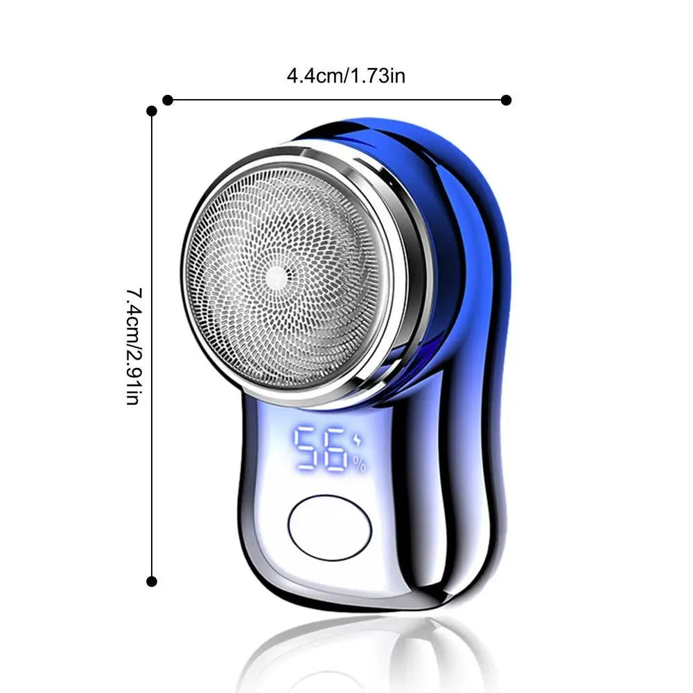 Electric Razor With LED Display Fast Charging Electric Shaver For Men Washable Portable Mini Razor For Home Business Travel