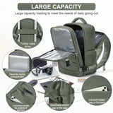 Men's Travel Backpack 40x20x30 Ryanair Short Distance Hand Luggage Business Waterproof Backpack Carry-ons Laptop Bag College Bag