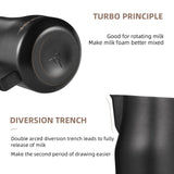 MHW-3BOMBER Milk Frothing Pitcher 350/450/520ml Milk Frother Cup Espresso Steaming Pitcher Stainless Steel Milk Frother Jug