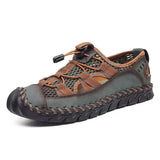Hot Summer Men's Sandals Outdoor Mesh Sandals Soft Clogs Men Sandals Slides Handmade Dropship Sandals Roman Outdoor Slippers