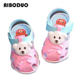 Boys' sandals children's summer indoor soft soled baby anti  cartoon shoes