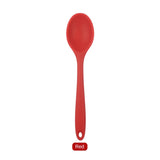 Silicone Spoon Integrated Rice Spoon Multicolor Silica Gel Salad Spoon Cake Baking Spoon Kitchen Cooking Spoon Kitchen Tools