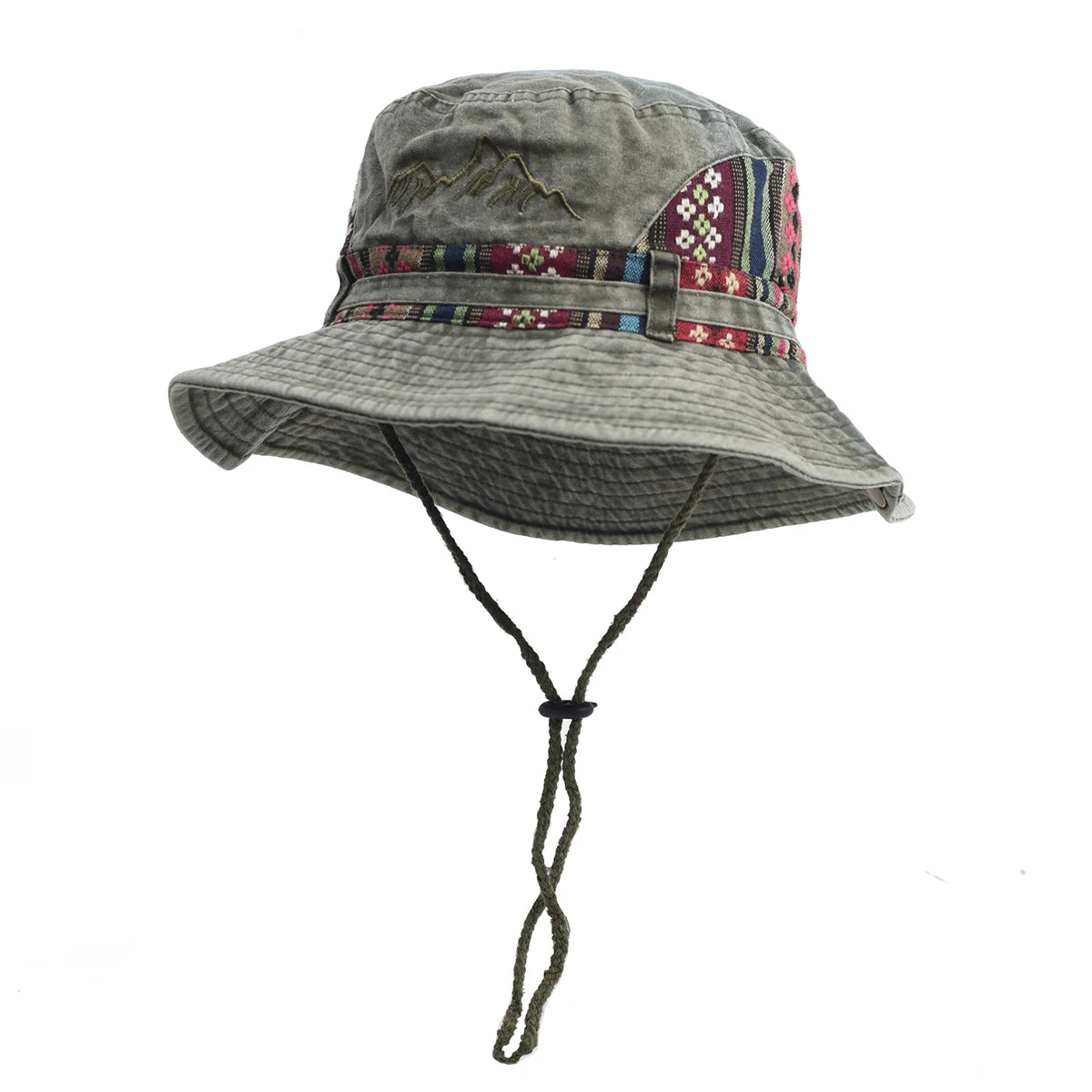 Four Seasons Cotton Solid Bucket Hat Fisherman Hat Outdoor Travel Sun Cap for Men and Women