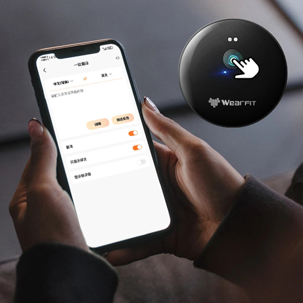 Smart AI Phone Assistant Language Voice Translator 144 Languages Real-time Face To Face AI Translator for Business Study Travel