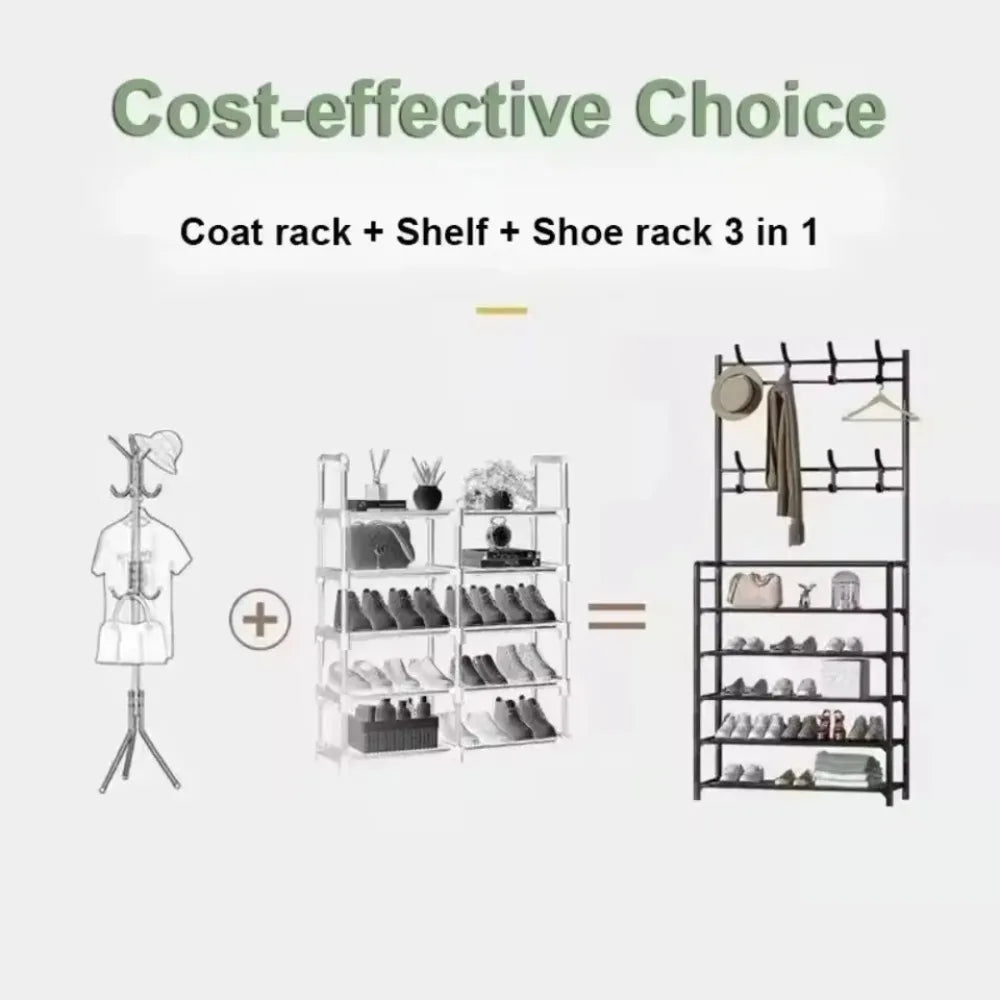 Shoe Multi-Ayer Rack High-Capacity Shoes Shelf Clothes Storage Large-capacity Floor-standing and Classified Storage Shoes Racks