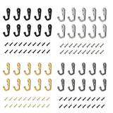 10PCS Retro Wall Hooks Hangers Door Wall Mounted Coat Hooks With Screws Suction Heavy Load Rack For Kitchen Bathroom Accessories