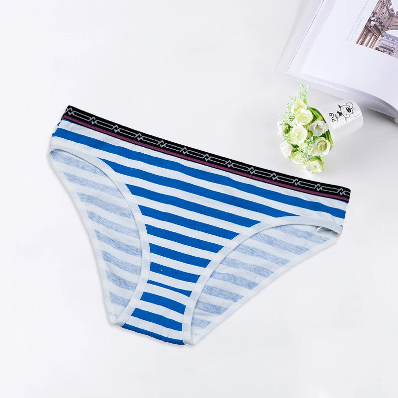 Sexy Panties for Women Female Underwear Bikini Cotton Crotch Briefs Lingerie Intimate Ladies Low Rise Waist Breathable FUNCILAC