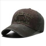 Men's Baseball Cap Casual Do Old Washed Cotton Alphabet Embroidered Caps Curved Roof Dome Sun Protection Hats