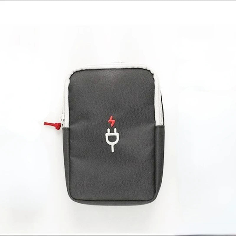 Travel Gadget Organizer Bag Portable digital cable bag Electronics Accessories Storage Carrying Case Pouch for USB power Bank