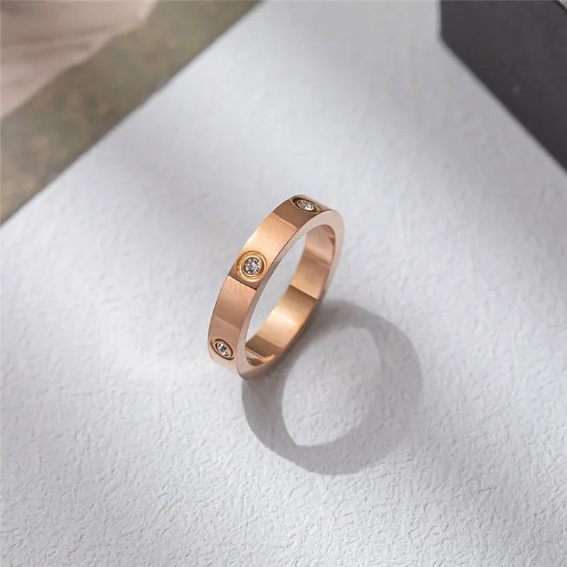stainless steel Ring For Women Fashion Jewelry Accessories