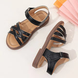 Girls sandals new summer medium and large children princess shoes soft sole shoes