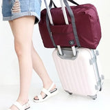 Travel Handbag, Luggage Bag, Travel Storage Bag, Large Capacity Single Shoulder Airplane Bag, Women's Waterproof Folding Bag