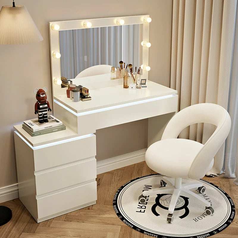 Drawer Organizer Wooden Dressing Table Girls Italian Simple Storage Dressing Table White Makeup Moveis Para Quarto Furnitures