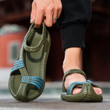 Sandals Men 2024 Fashion Men's Sandals Summer Casual Beach Sandals Lightness Anti-Slip EVA Slippers Outdoor Flip Flop Sandals