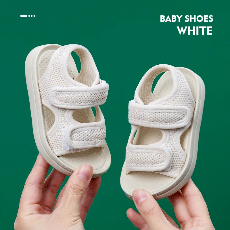 Cheerful Mario Children's  sandals Boys' outdoor beach shoes Children's toddler sandals Girls' sandals