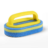 Cleaning brush with handle, sponge wiping, kitchen cleaning, dishwashing brush, thick sponge wiping, cleaning brush
