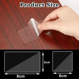6cm Strong Double Sided Tape PVC Transparent Square Wall Adhesive Stickers for Hooks Waterproof Traceless Home Glue Tapes