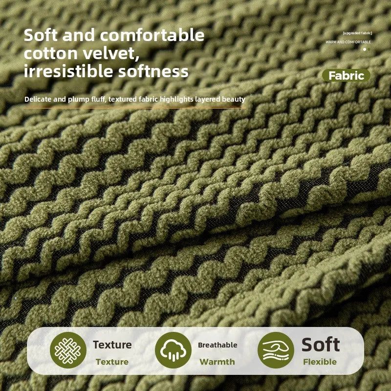 The New Sofa Cover Is Fully Covered with Anti-cat Scratch Protective Cover Elastic Anti-slip and Dust-proof Sofa Cover Fabric