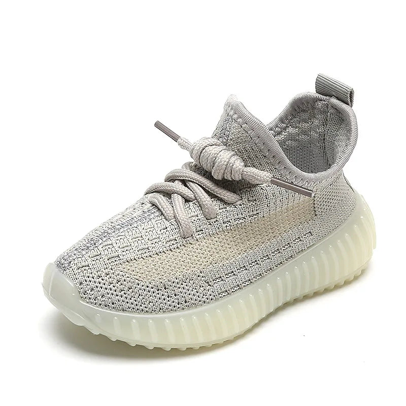 Summer Fashion Kids Shoes Solid Color Casual Shoes Mesh Breathable Shoes Children Outdoor Cycling Running Sneakers