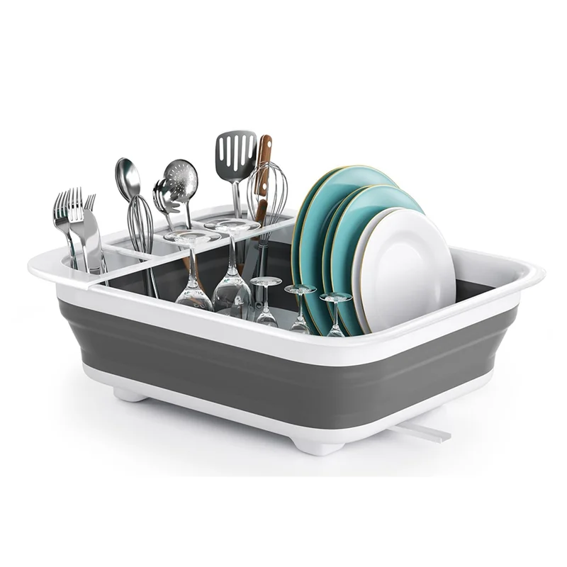 A36T-Tableware Storage Organizer Tableware Storage Organizer With Drying Shelf,Home Essential