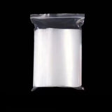 100pcs Zip Lock Plastic Bag Reclosable Transparent Bag Shoe Bag Vacuum Storage Bag Sanitary Bag Poly Clear Bags Thickness 0.12mm