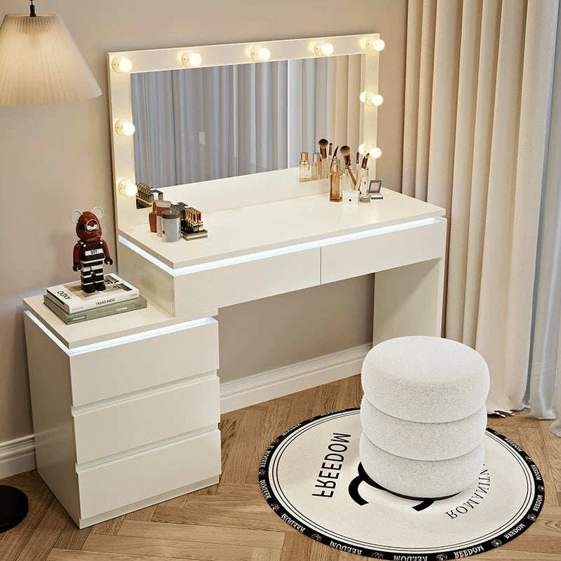Drawer Organizer Wooden Dressing Table Girls Italian Simple Storage Dressing Table White Makeup Moveis Para Quarto Furnitures