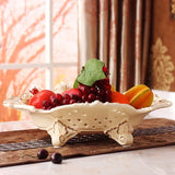 Storage Organizer Plate Shelves Desktop Interior Aesthetic Plate Luxury Beautiful Bandejas Decorativas Para Centro De Mesa Decor