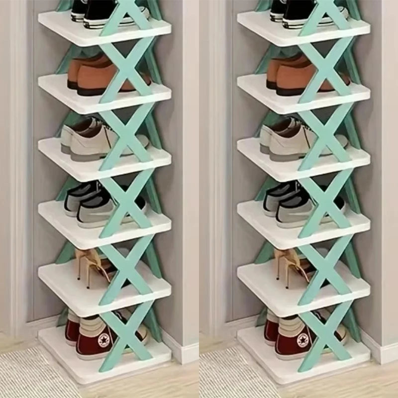 Shoes Racks Storage Organizer  Detachable Shoe Racks Saves Family Household Rack Multi Layer Simple Shoes Shelf Color Cabinet
