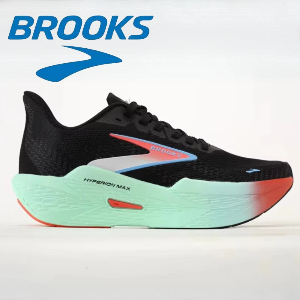 Brooks Men's Casual Sneakers Hyperion Max 2 Sports Running Shoes Shock-absorbing Race Marathon Professional Running Shoes