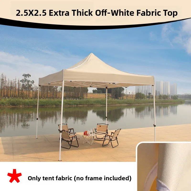 Thiened Four-Legged Umbrella Tent Top Cloth 3x3 Outdoor Sunade Waterproof Sun Protection Large Umbrella Canvas Stall
