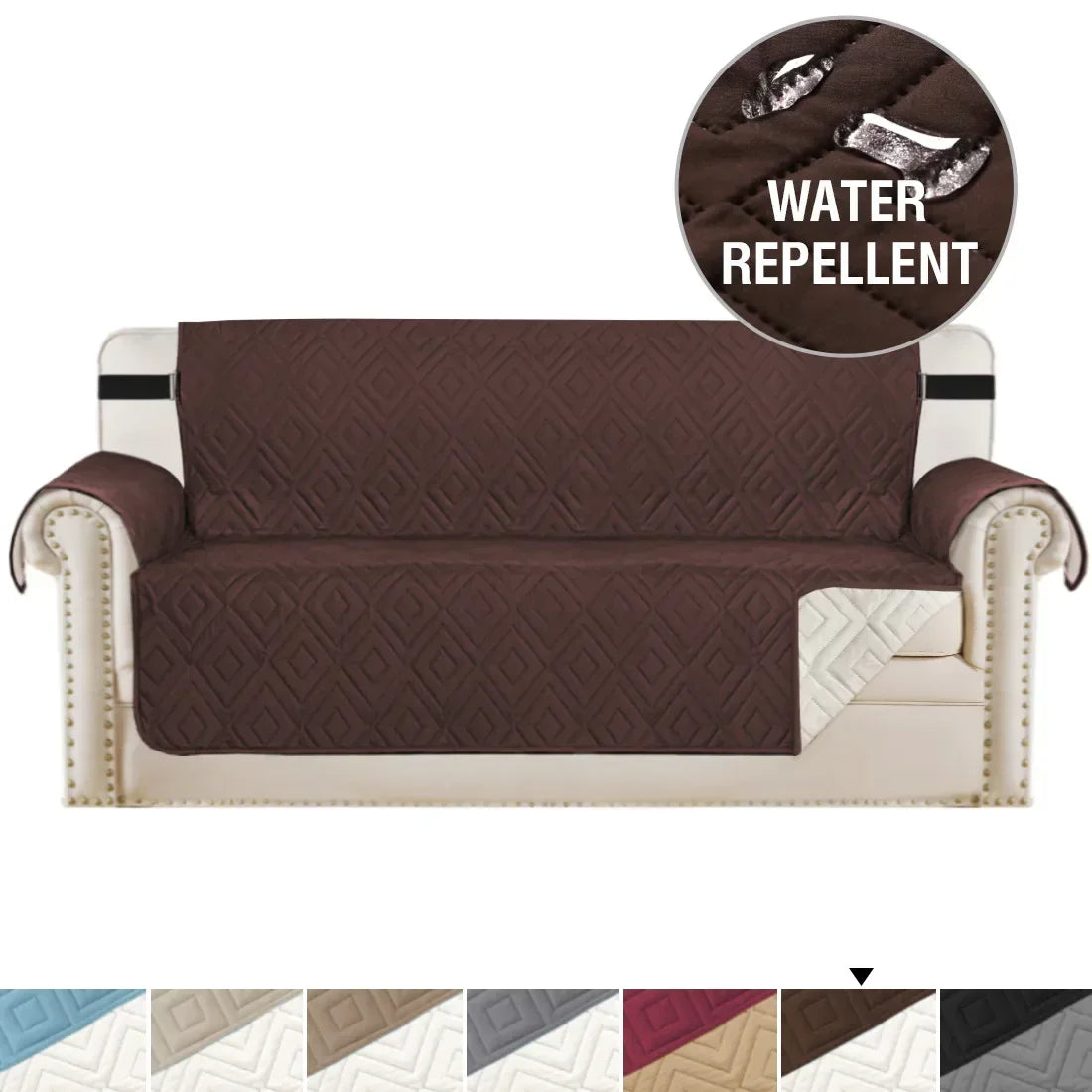 Anti Slip and Waterproof Sofa Cover 1/2/3/4 Seater Non Slip Covers Four Seasons Universal Sofa Dust Cover for Living Room Home