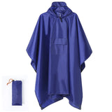 Rain Poncho for Adults - Waterproof Raincoat Cloak with Detachable Sleeves , Lightweight Hiking Rain Gear for Outdoor Travel