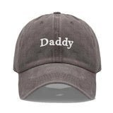 Daddy & Mommy Baseball Cap for Men & Women Unisex Soft Washed Cotton Embroidery Baseball Hats For Father's Mother's Day gifts