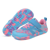 Kids Wide Barefoot Shoes Breathable Walking Athletic Shoes Non-Slip Lightweight Running Shoes for Boys Girls