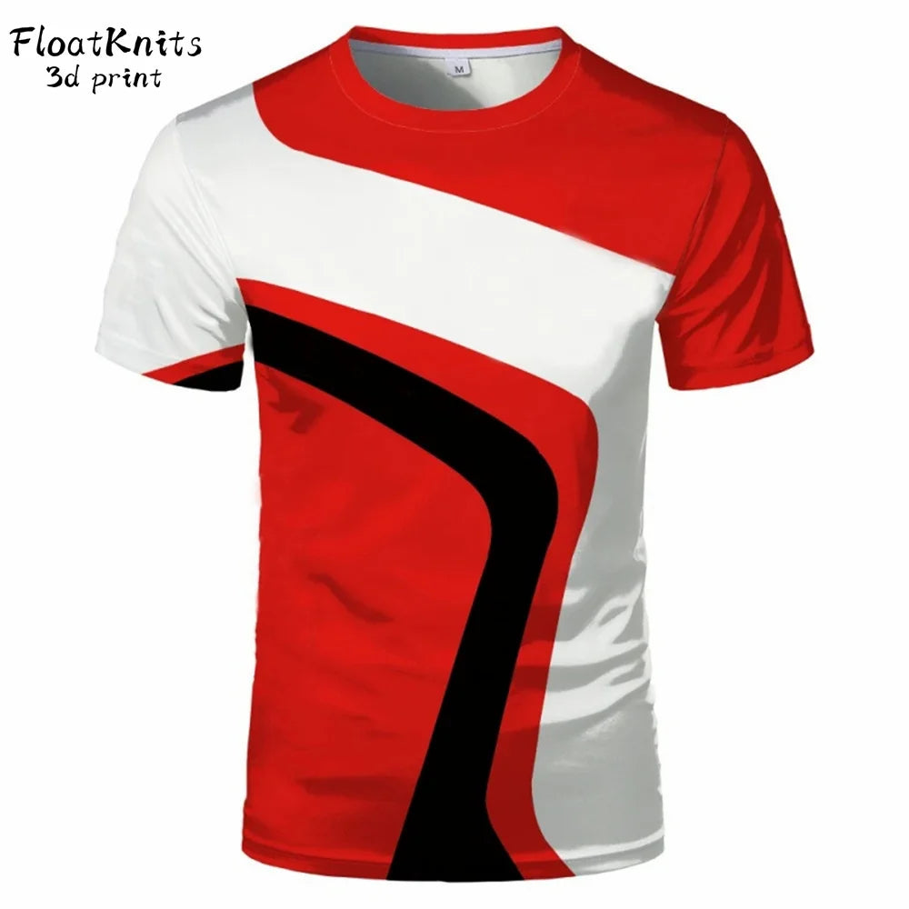 Fashion T-Shirts for Men Summer Men's Clothes O-Neck Man Short Sleeve T-Shirt Simple Quick-Drying Men's Clothing Graphic T Shirt