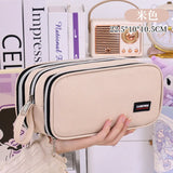 New School Supplies Back to School Essential Pencil Case, Large Capacity Stationery Organizer Student Stationery Box