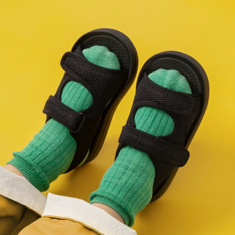 Cheerful Mario Children's  sandals Boys' outdoor beach shoes Children's toddler sandals Girls' sandals