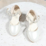 New Girls Shoes Fashion Children's Pearls princess Sandals Bling Summer Sandals Toddler party Breathable Kids Shoes